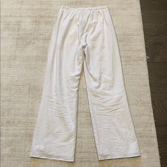 SNDYS White Linen Pants - Picture 5 of 6